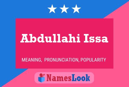 Постер имени Abdullahi Issa