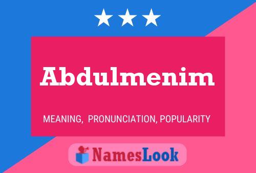 Постер имени Abdulmenim