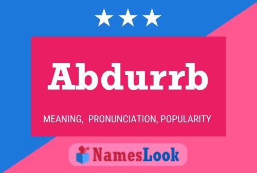 Постер имени Abdurrb