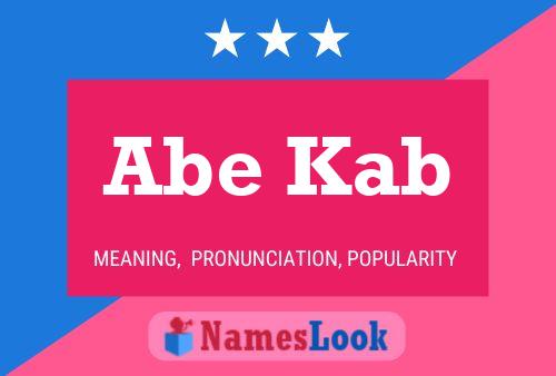 Постер имени Abe Kab