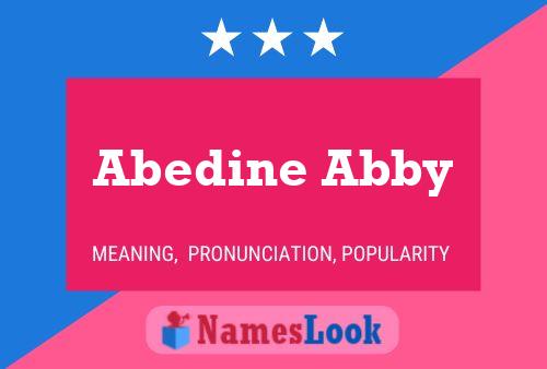 Постер имени Abedine Abby