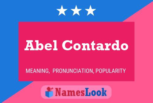 Постер имени Abel Contardo