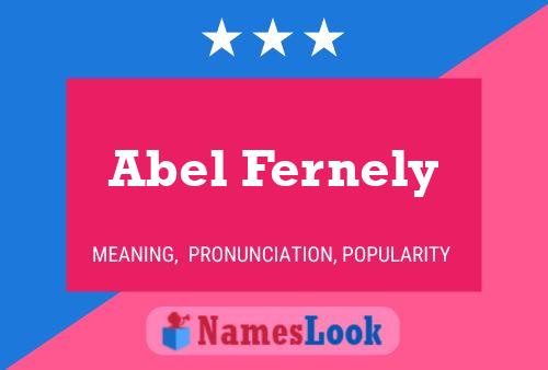 Постер имени Abel Fernely