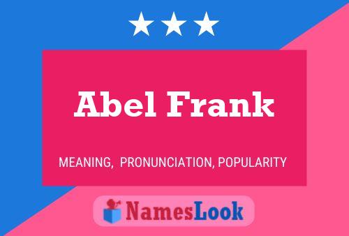 Постер имени Abel Frank