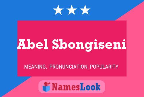 Постер имени Abel Sbongiseni