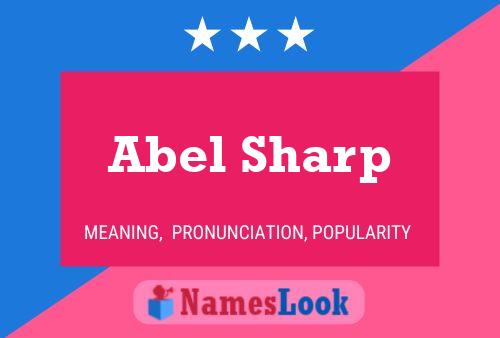 Постер имени Abel Sharp