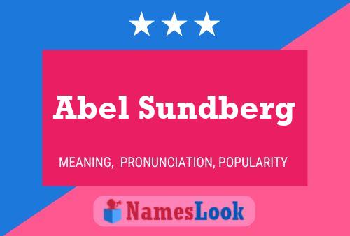 Постер имени Abel Sundberg