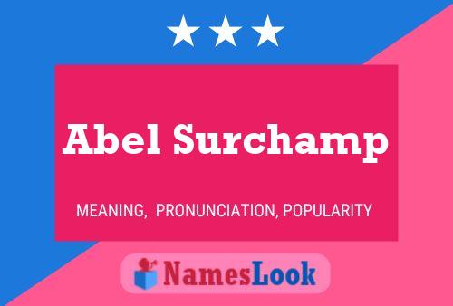 Постер имени Abel Surchamp