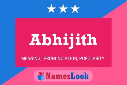 Постер имени Abhijith