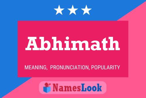 Постер имени Abhimath