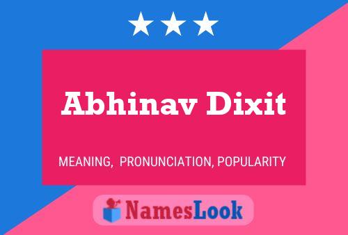 Постер имени Abhinav Dixit