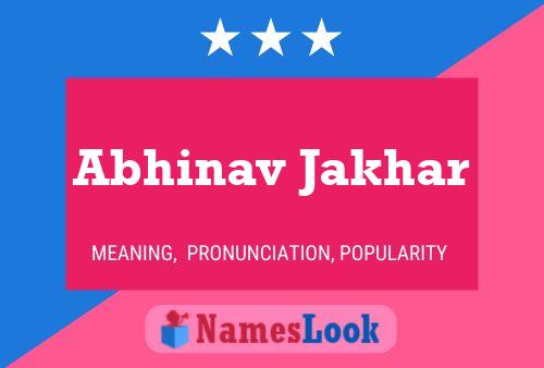 Постер имени Abhinav Jakhar