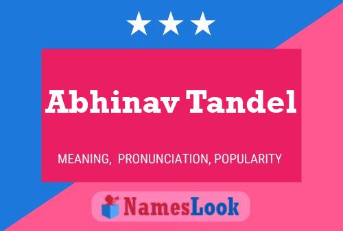 Постер имени Abhinav Tandel