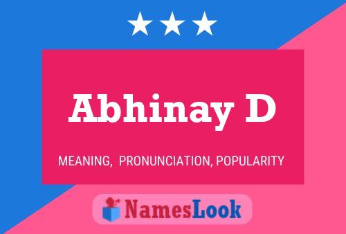 Постер имени Abhinay D