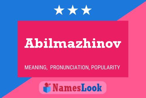 Постер имени Abilmazhinov