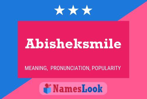 Постер имени Abisheksmile