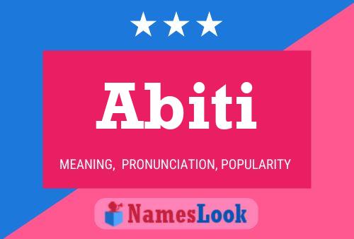 Постер имени Abiti