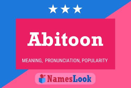 Постер имени Abitoon