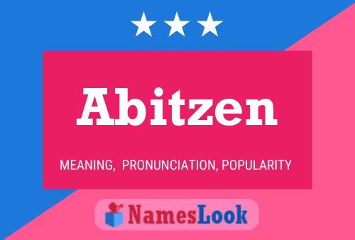 Постер имени Abitzen