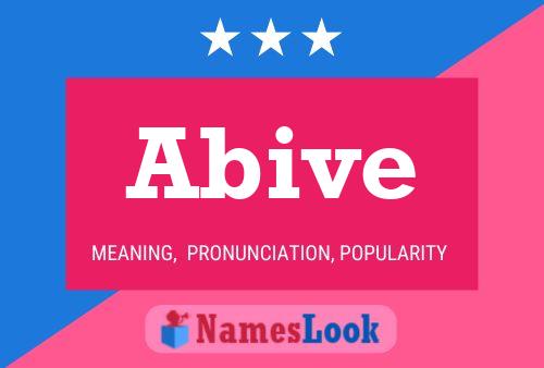 Постер имени Abive