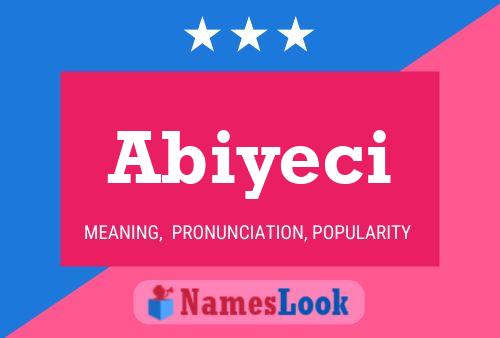 Постер имени Abiyeci