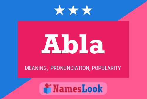 Постер имени Abla