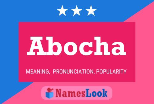 Постер имени Abocha