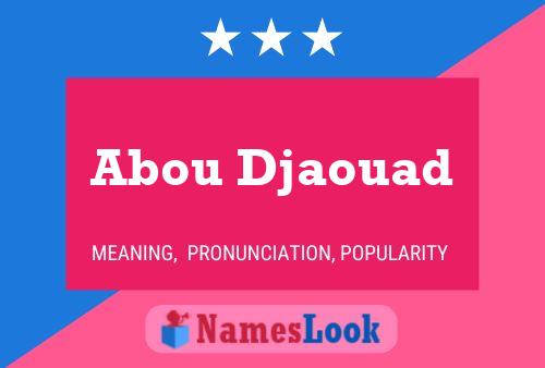 Постер имени Abou Djaouad