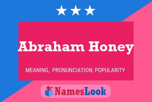 Постер имени Abraham Honey