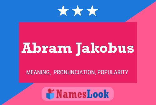 Постер имени Abram Jakobus