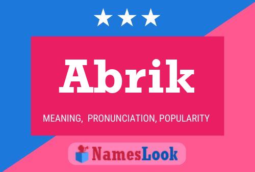 Постер имени Abrik