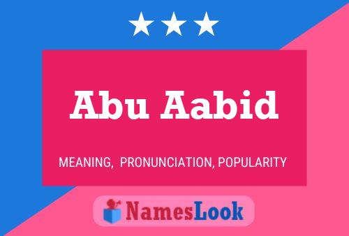 Постер имени Abu Aabid