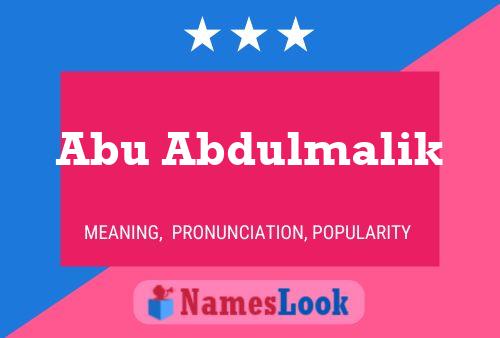 Постер имени Abu Abdulmalik