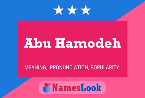 Постер имени Abu Hamodeh