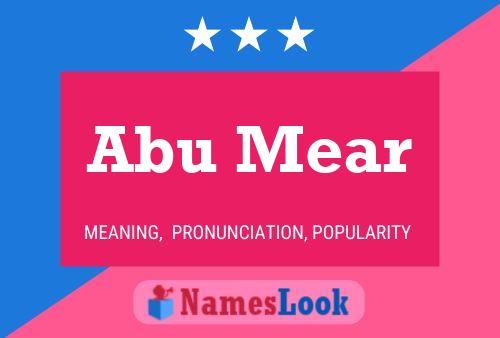 Постер имени Abu Mear