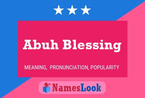 Постер имени Abuh Blessing