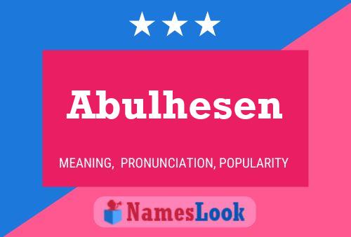 Постер имени Abulhesen