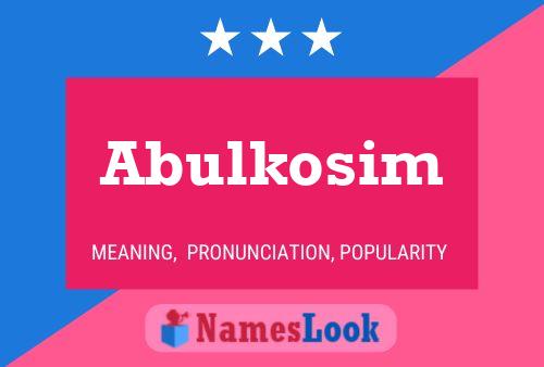 Постер имени Abulkosim