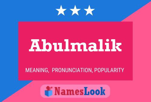 Постер имени Abulmalik