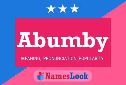 Постер имени Abumby