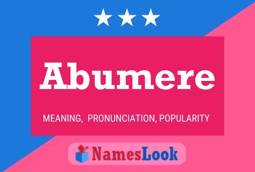 Постер имени Abumere