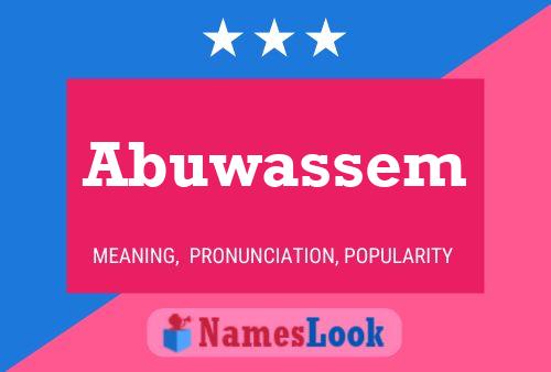 Постер имени Abuwassem