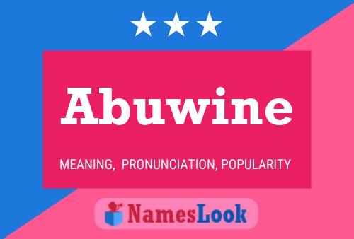 Постер имени Abuwine