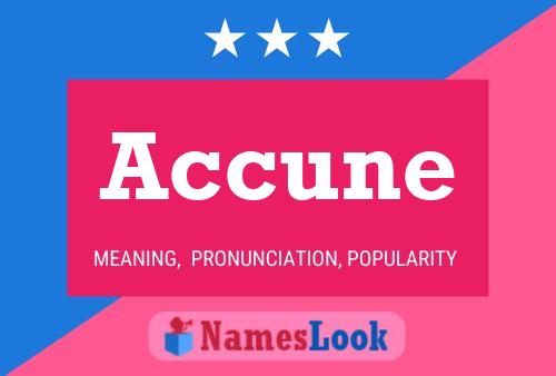 Постер имени Accune