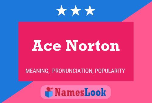 Постер имени Ace Norton