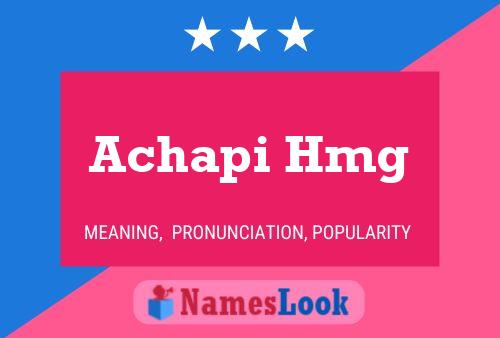 Постер имени Achapi Hmg