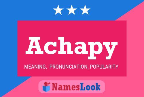 Постер имени Achapy