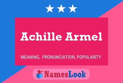 Постер имени Achille Armel