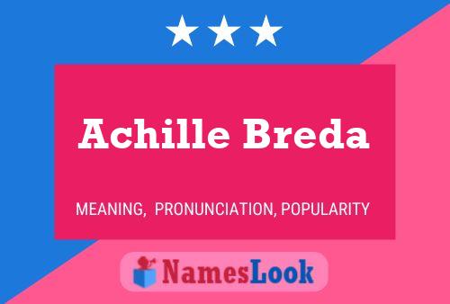 Постер имени Achille Breda