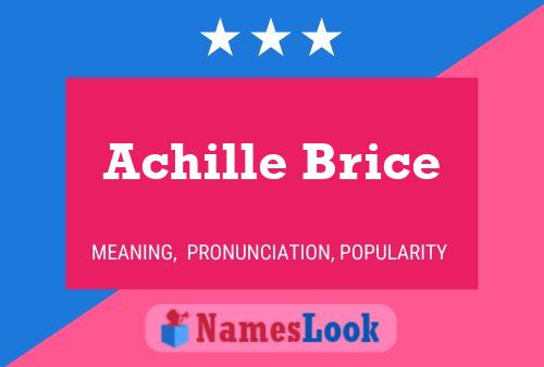 Постер имени Achille Brice